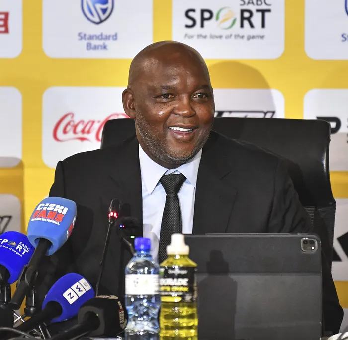 Watch Video Pitso Mosimane begins Bafana return by praising Hugo Broos’ work