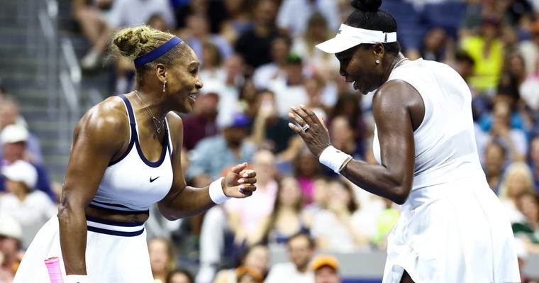 Williams sisters fall in thrilling return to US Open doubles